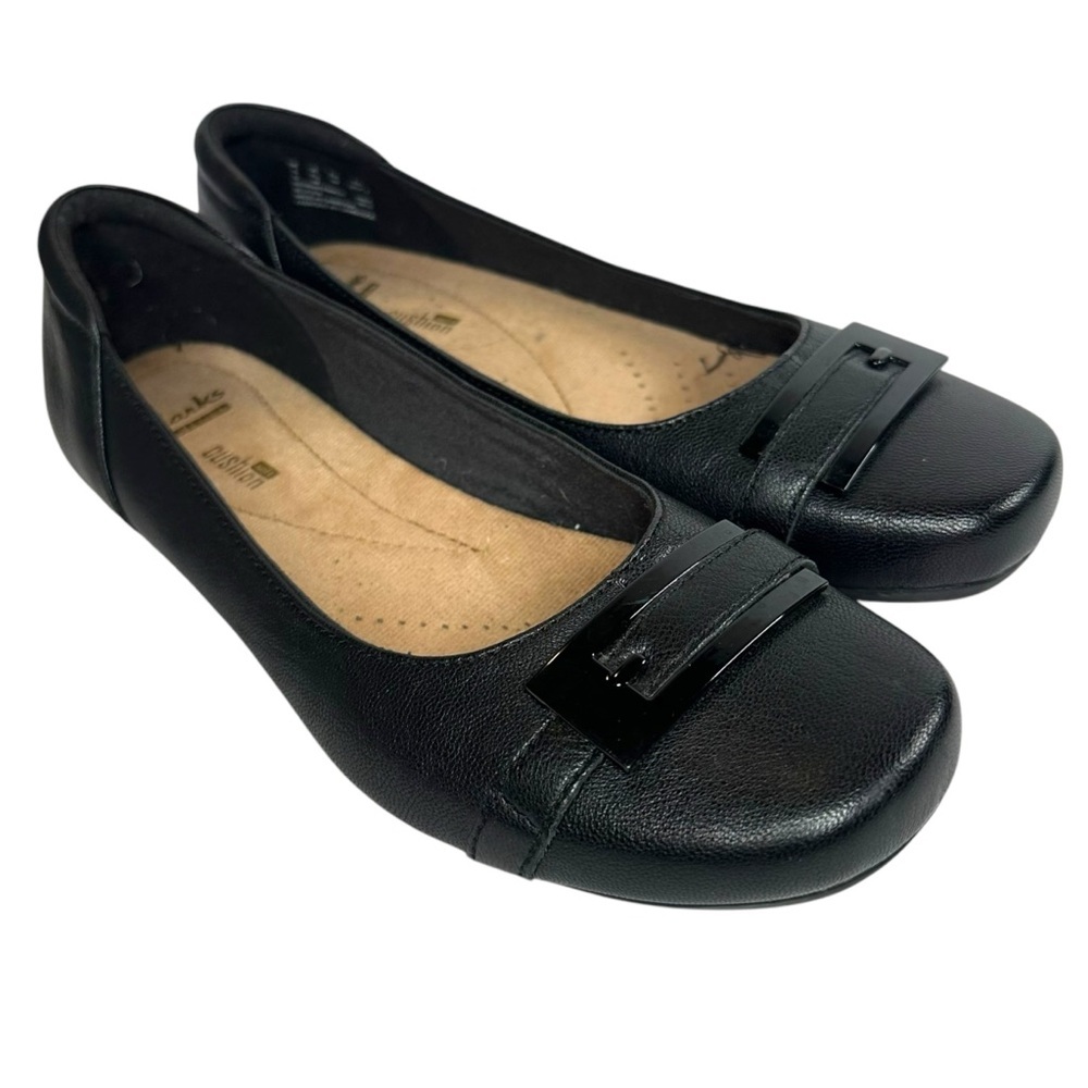 Clark’s Women’s Blanche West Leather Flats Size 7.5 - Picture 6 of 9